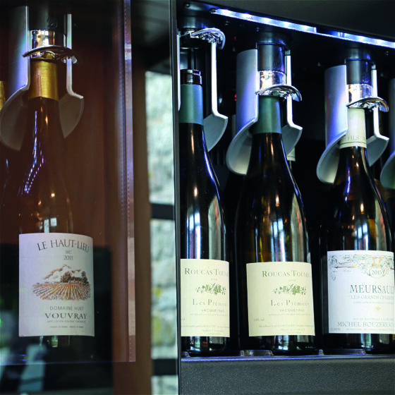 EuroCave Wine Bar 8 – Service et conservation de vins au verre | Auberge des Cimes Marcon, France