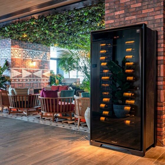 EuroCave Aix-en-Provence – Armoire à vin Gamme Royale en installation professionnelle